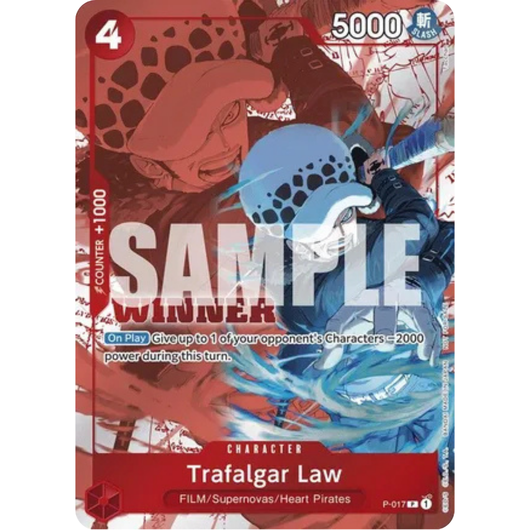 Trafalgar Law (Winner Pack Vol. 7) (P-017) - One Piece Promotion Cards Foil
