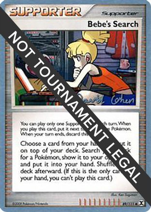 Bebe's Search - 2009 (David Cohen) 089 World Championship Decks - Uncommon