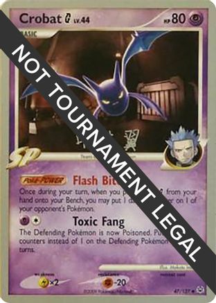 Crobat G - 2009 (Tsubasa Nakamura) 047 World Championship Decks - Uncommon