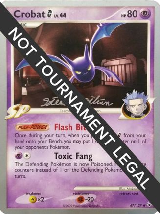 Crobat G - 2009 (Stephen Silvestro) 047 World Championship Decks - Uncommon