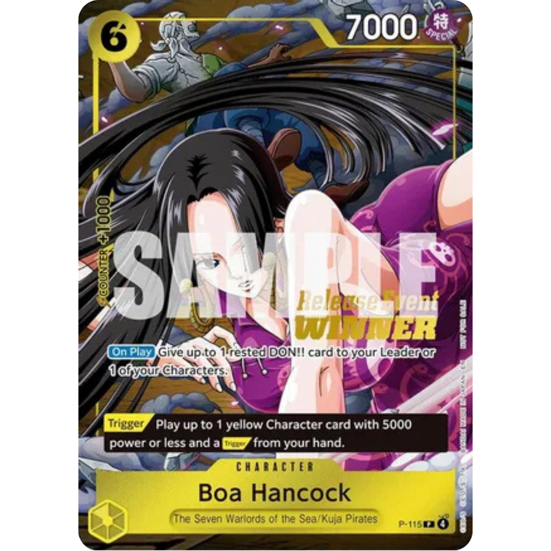 Boa Hancock (OP15 Release Event Winner) (P-115) - One Piece Promotion Cards Foil
