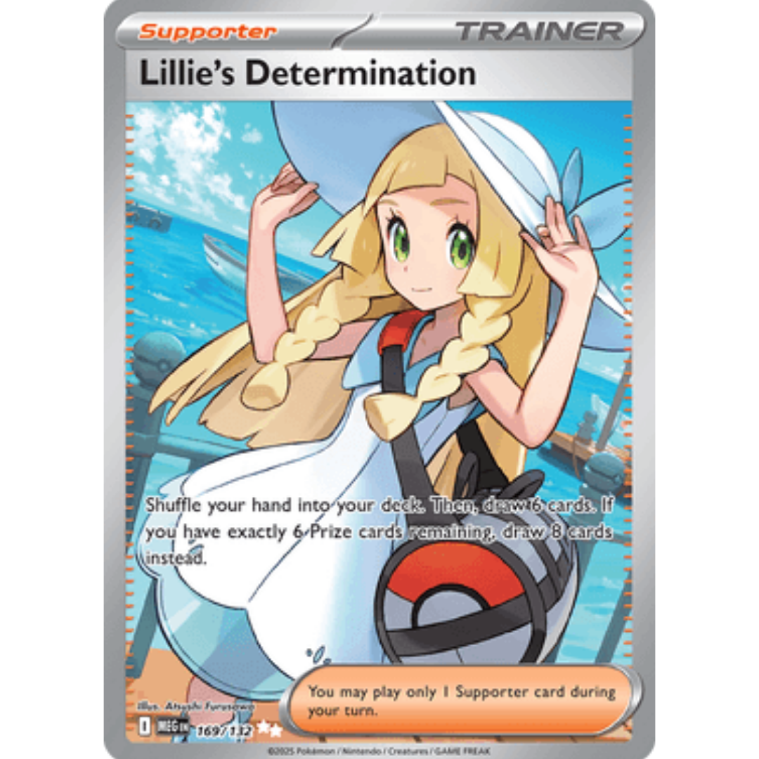Lillie's Determination 169/132 - Holofoil ME01 Mega Evolution - Ultra Rare