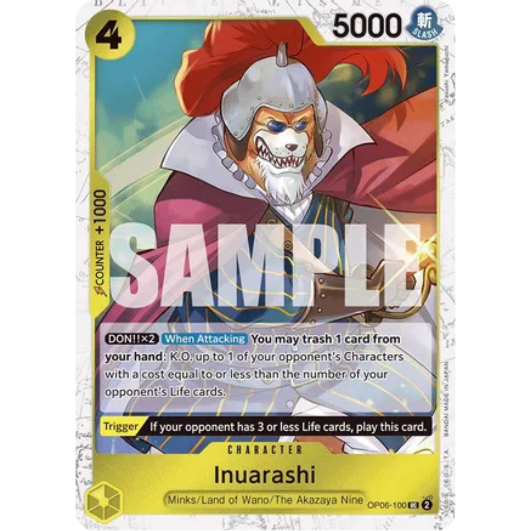 Inuarashi (Jolly Roger Foil) (OP06-100) - Premium Booster -The Best- Foil