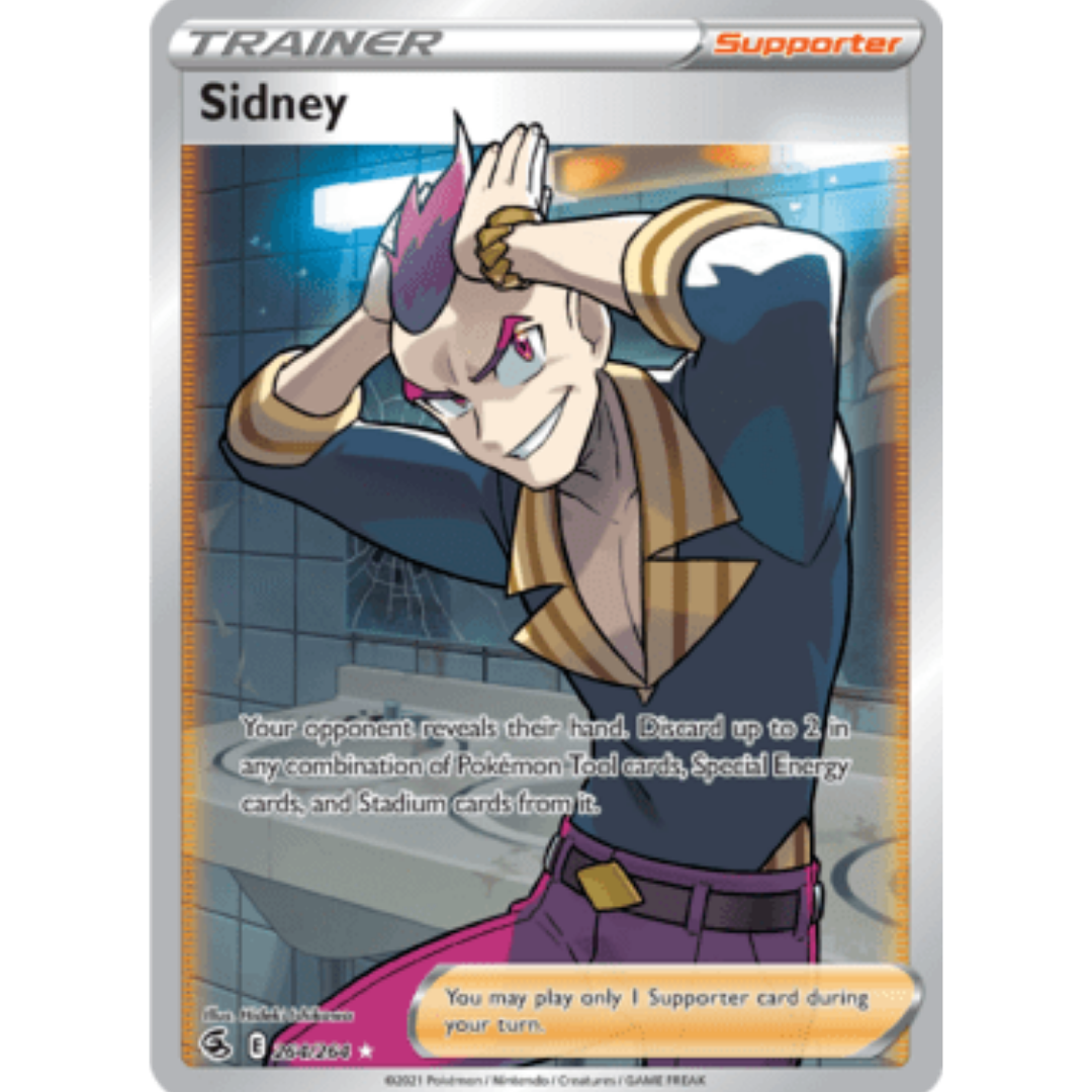 Sidney (Full Art) 264 - Holofoil SWSH08 Fusion Strike - Ultra Rare