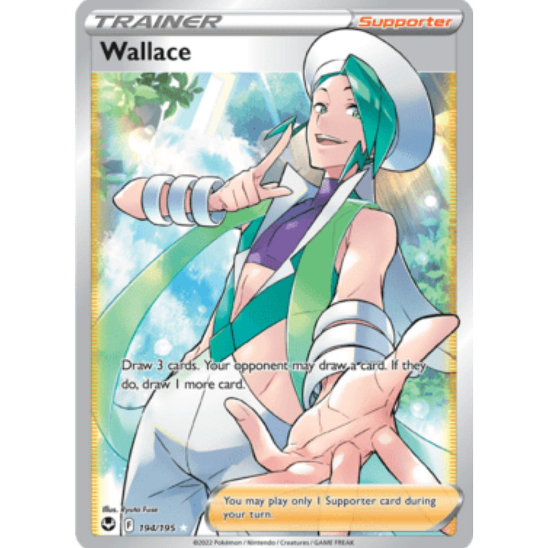 Wallace (Full Art) 194 - Holofoil SWSH12 Silver Tempest - Ultra Rare
