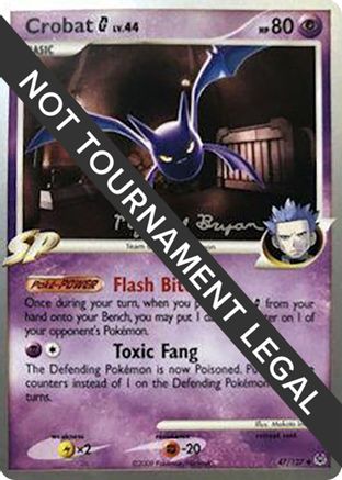 Crobat G - 2010 (Mychael Bryan) 047 World Championship Decks - Uncommon