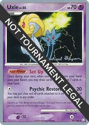 Uxie - 2010 (Mychael Bryan) 043 World Championship Decks - Rare