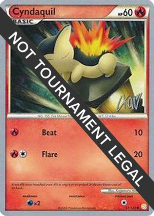 Cyndaquil - 2011 (Christopher Kan) 061 World Championship Decks - Common