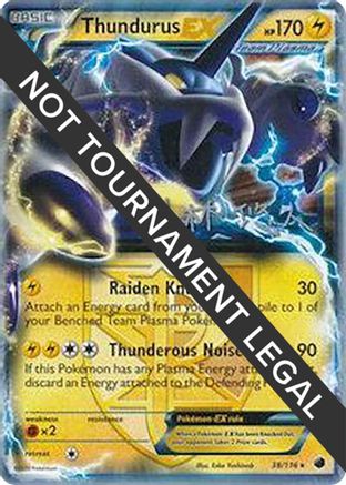 Thundurus EX - 2014 (Haruto Kobayashi) 038 World Championship Decks - Ultra Rare