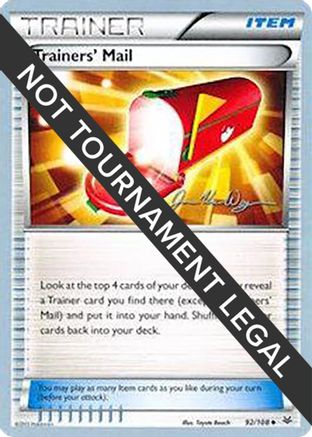 Trainers' Mail - 2015 (Jacob Van Wagner) 092 World Championship Decks - Uncommon
