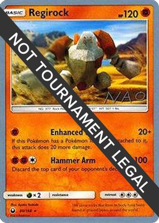 Regirock - 2018 (Naohito Inoue) 080 World Championship Decks - Rare