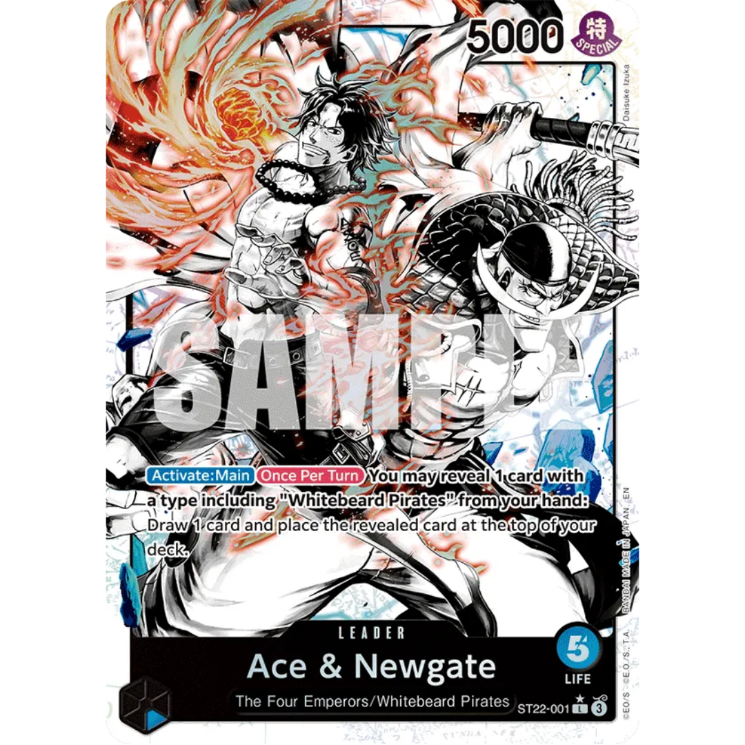 Ace & Newgate (Parallel) (ST22-001) - Starter Deck 22: Ace & Newgate Foil