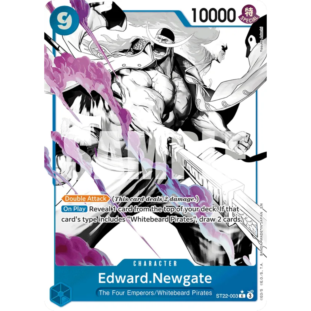 Edward.Newgate (Parallel) (ST22-003) - Starter Deck 22: Ace & Newgate Foil