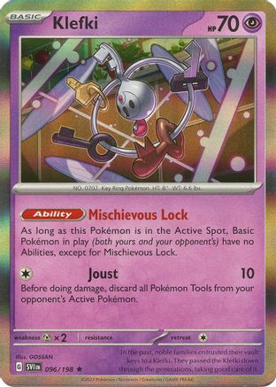 Klefki 096 - Holofoil SV01 Scarlet & Violet Base Set - Rare