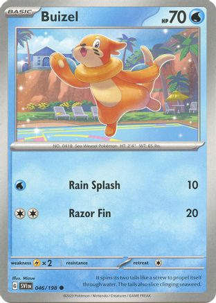 Buizel 046 - Reverse Holofoil SV01 Scarlet & Violet Base Set - Common