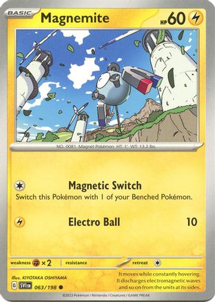 Magnemite 063 SV01 Scarlet & Violet Base Set - Common