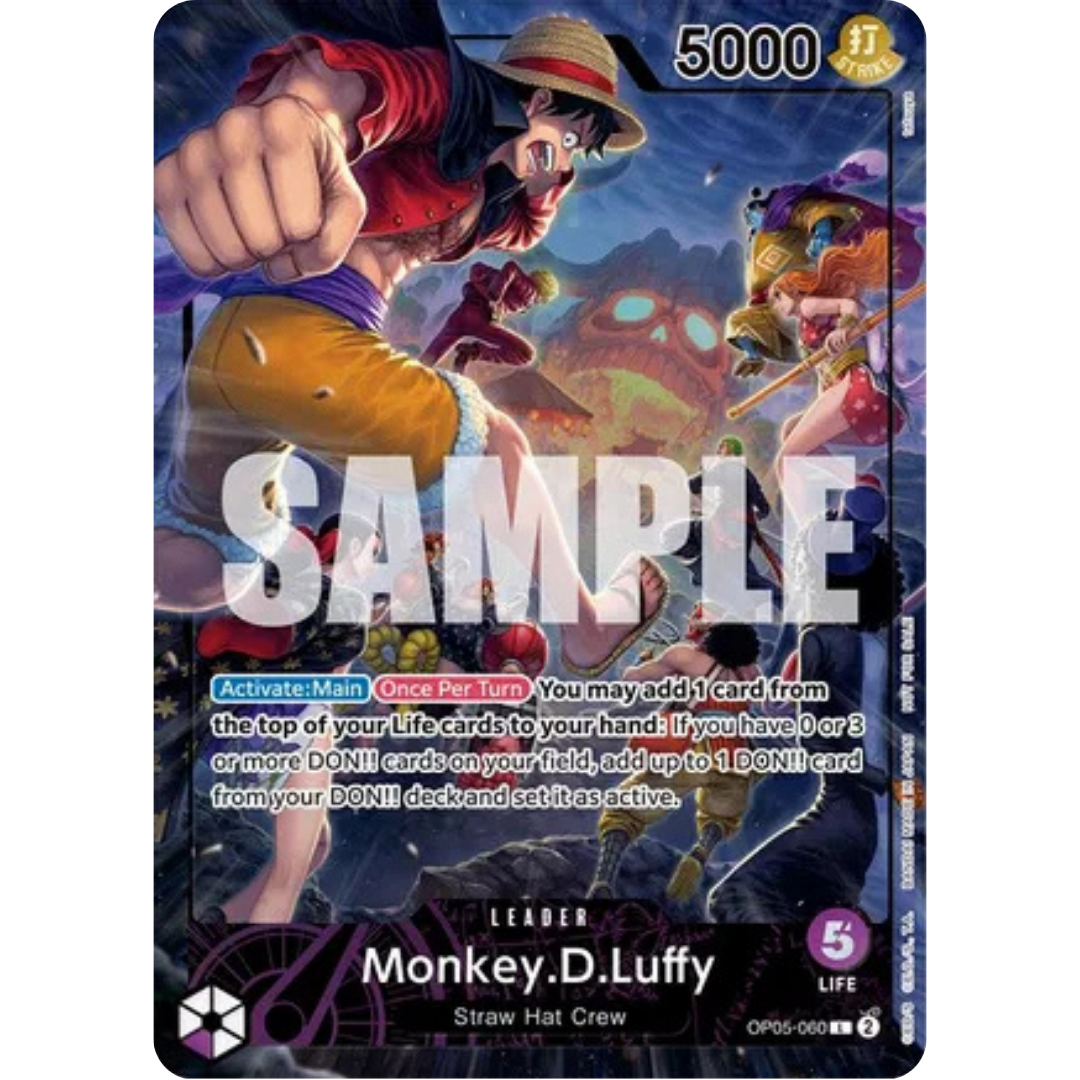 Monkey.D.Luffy (PSA Magazine) (OP05-060) - One Piece Promotion Cards Foil