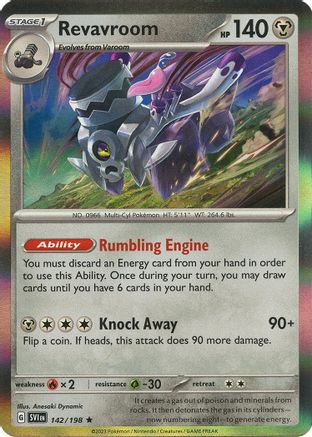 Revavroom 142 - Holofoil SV01 Scarlet & Violet Base Set - Rare