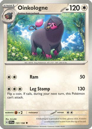 Oinkologne 157 - Reverse Holofoil SV01 Scarlet & Violet Base Set - Uncommon