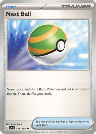 Nest Ball 181/198 - Reverse Holofoil SV01 Scarlet & Violet Base Set - Uncommon