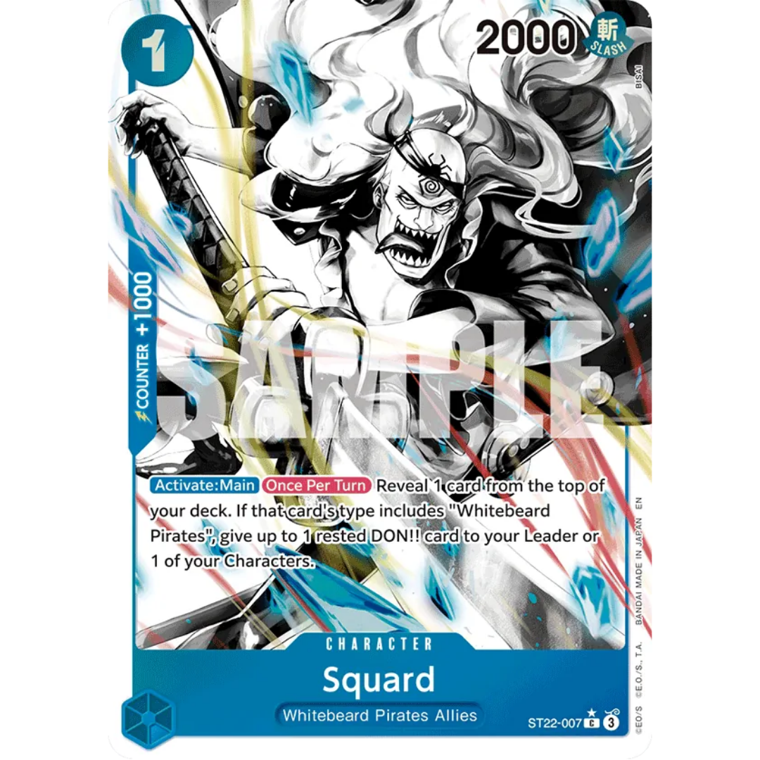 Squard (Parallel) (ST22-007) - Starter Deck 22: Ace & Newgate Foil