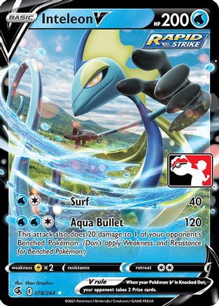 Inteleon V - Holofoil Prize Pack Series Cards - Ultra Rare