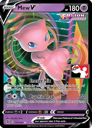 Mew V - Holofoil Prize Pack Series Cards - Ultra Rare