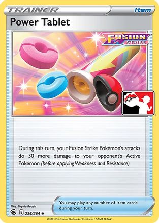 Power Tablet 236/264 - Holofoil Prize Pack Series Cards - Uncommon