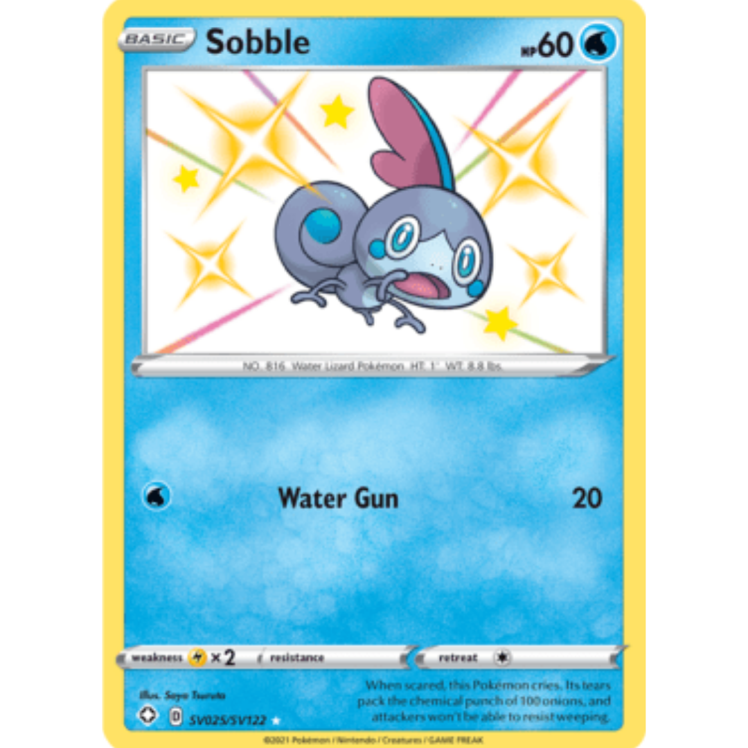 Sobble SV025 - Holofoil Shining Fates Shiny Vault - Shiny Holo Rare