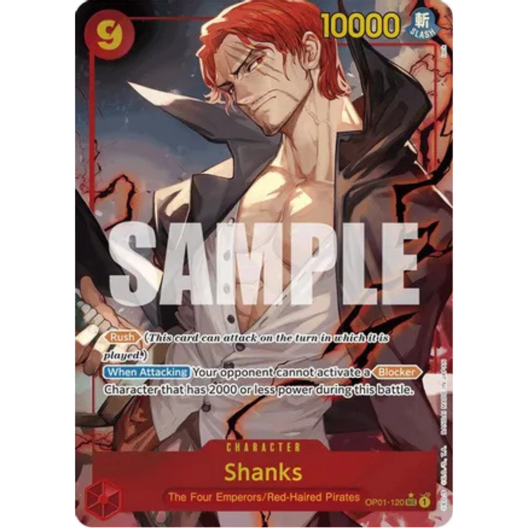 Shanks (OP01-120) (Alternate Art) (OP01-120) - Premium Booster -The Best- Foil