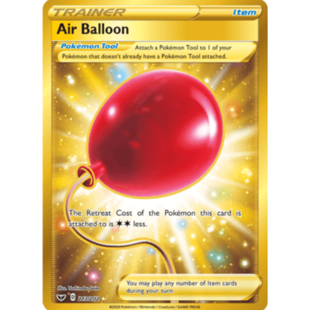 Air Balloon (Secret) 213 - Holofoil SWSH01 Sword & Shield Base Set - Secret Rare