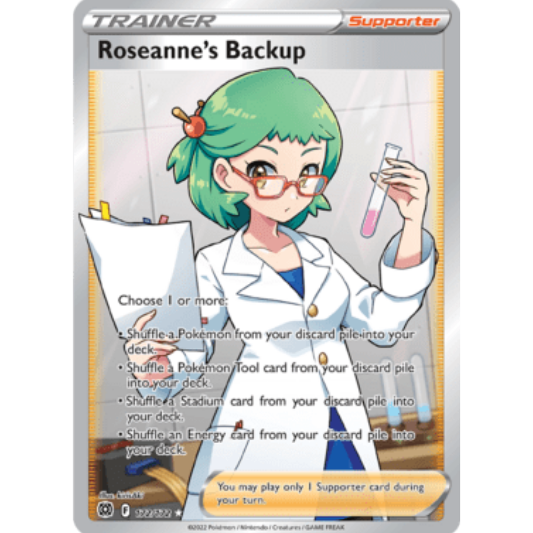 Roseanne's Backup (Full Art) 172 - Holofoil SWSH09 Brilliant Stars - Ultra Rare