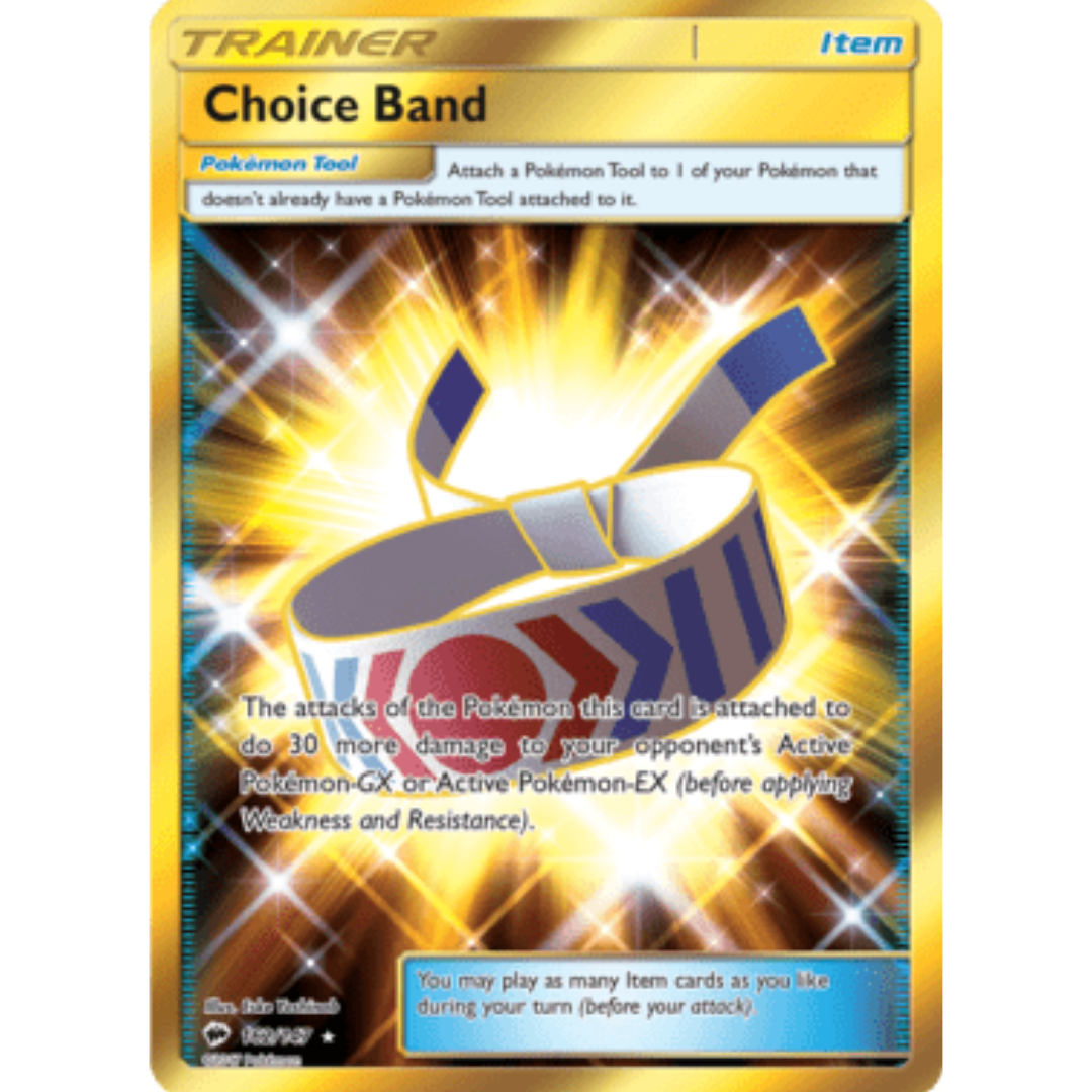 Choice Band (Secret)/147 - Holofoil SM Burning Shadows - Secret Rare