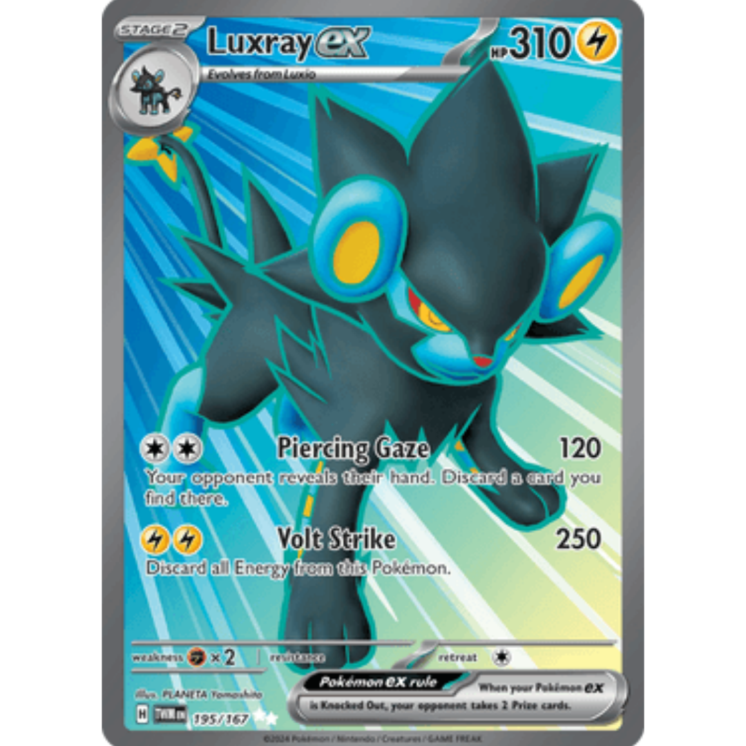 Luxray ex 195/167 - Holofoil SV06 Twilight Masquerade - Ultra Rare