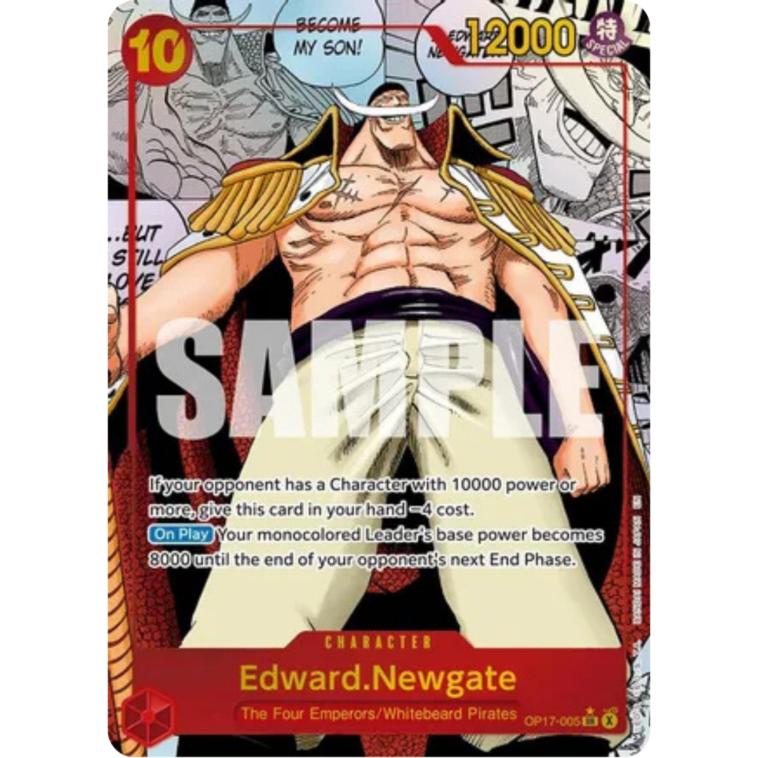 Edward.Newgate (005) (Manga) (OP17-005) - The World's Strongest Warriors Foil