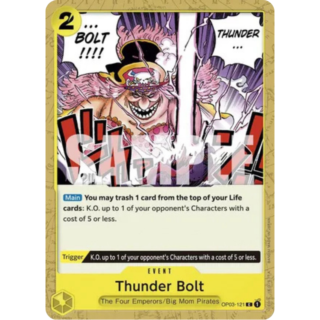 Thunder Bolt (OP03-121) - Pillars of Strength