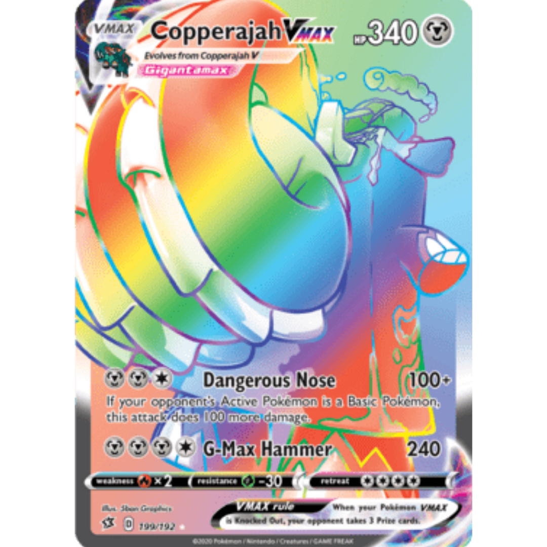 Copperajah VMAX (Secret) - Holofoil SWSH02 Rebel Clash - Secret Rare