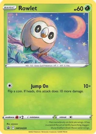 Rowlet SWSH220 - Holofoil Miscellaneous Cards & Products - Promo
