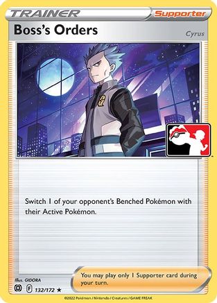 Boss's Orders 132/172 - Holofoil Prize Pack Series Cards - Promo