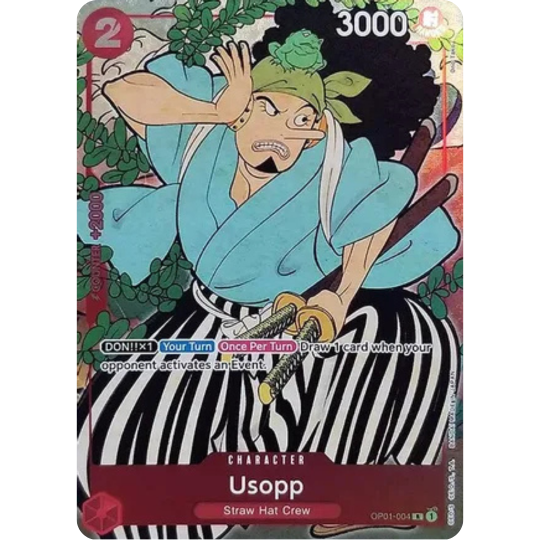 Usopp (English Version 1st Anniversary Set) (OP01-004) - One Piece Promotion Cards Foil
