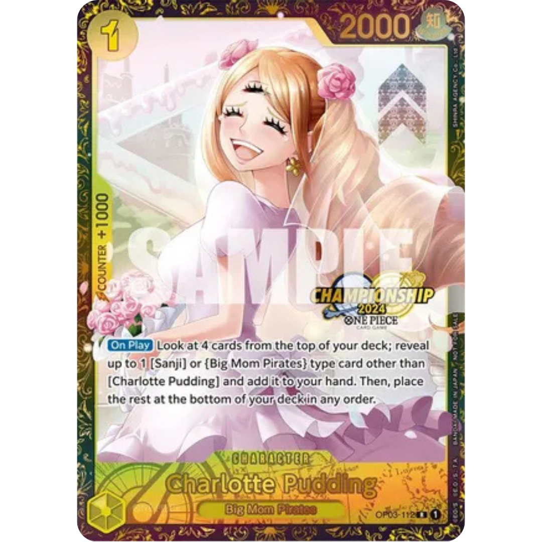 Charlotte Pudding (Championship 2024) (OP03-112) - One Piece Promotion Cards Foil