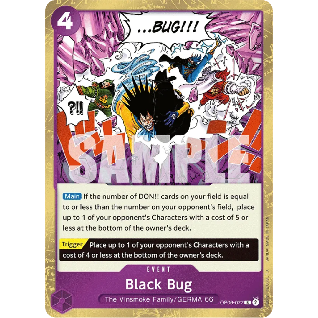 Black Bug (OP06-077) - Wings of the Captain Foil