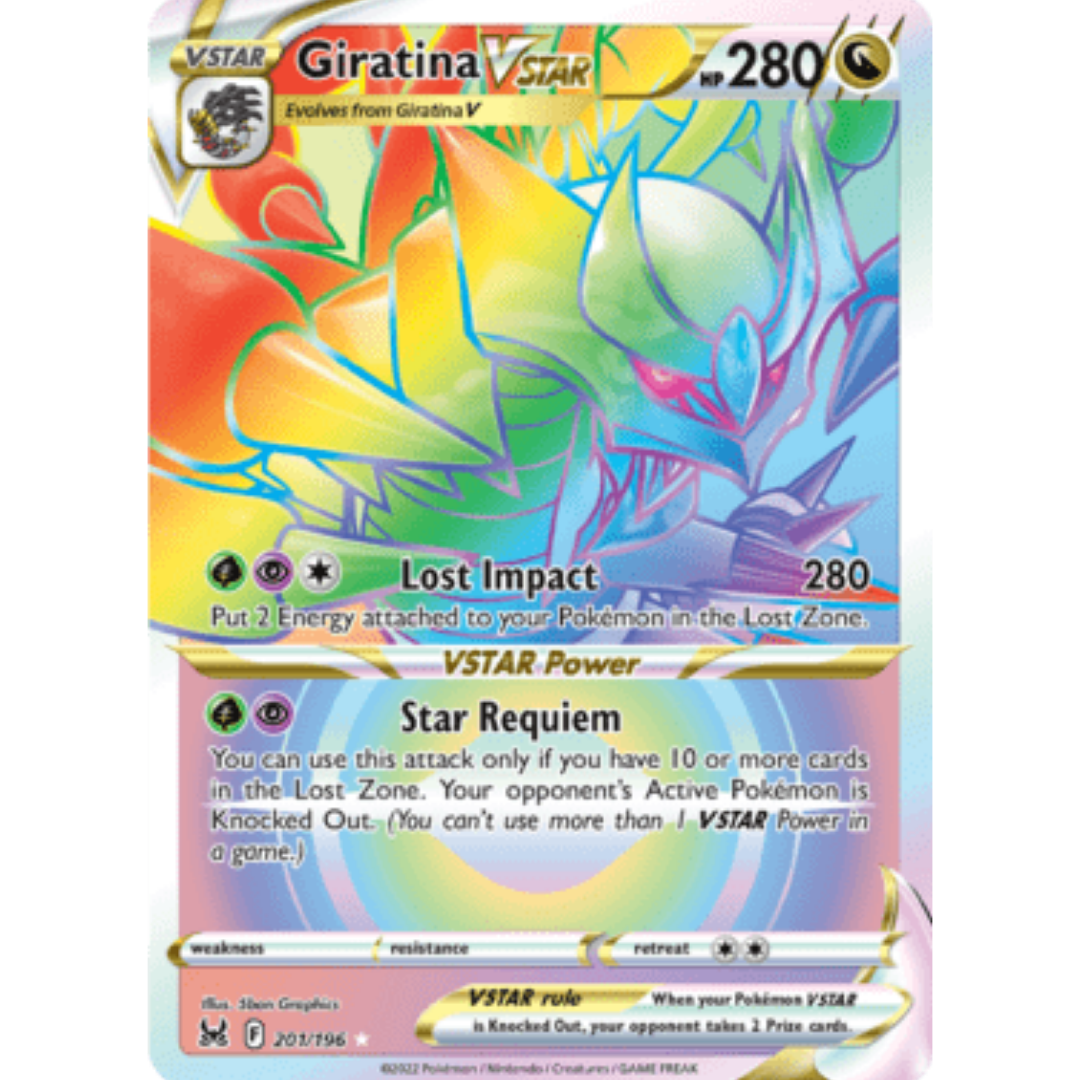 Giratina VSTAR (201) (Secret) 201 - Holofoil SWSH11 Lost Origin - Secret Rare