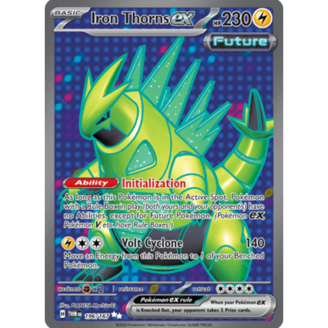 Iron Thorns ex 196/167 - Holofoil SV06 Twilight Masquerade - Ultra Rare
