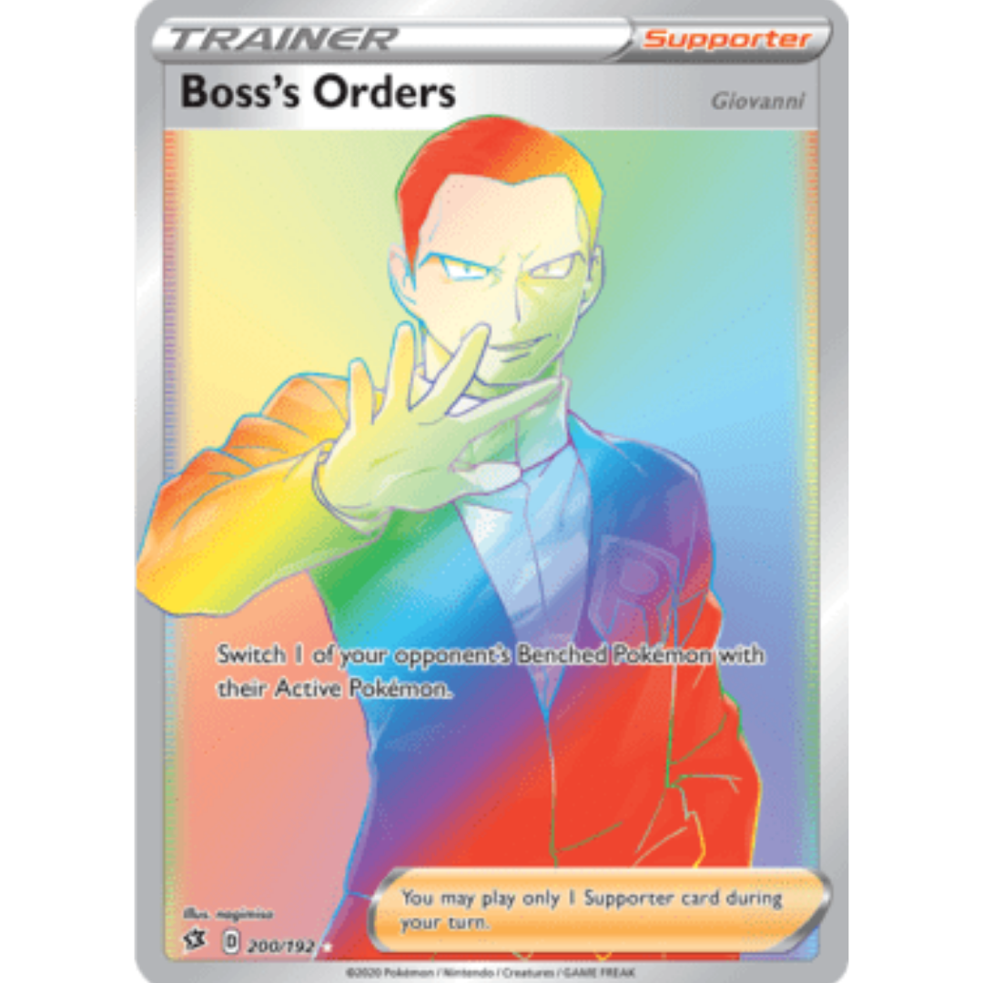 Boss's Orders (Secret) 200/192 - Holofoil SWSH02 Rebel Clash - Secret Rare