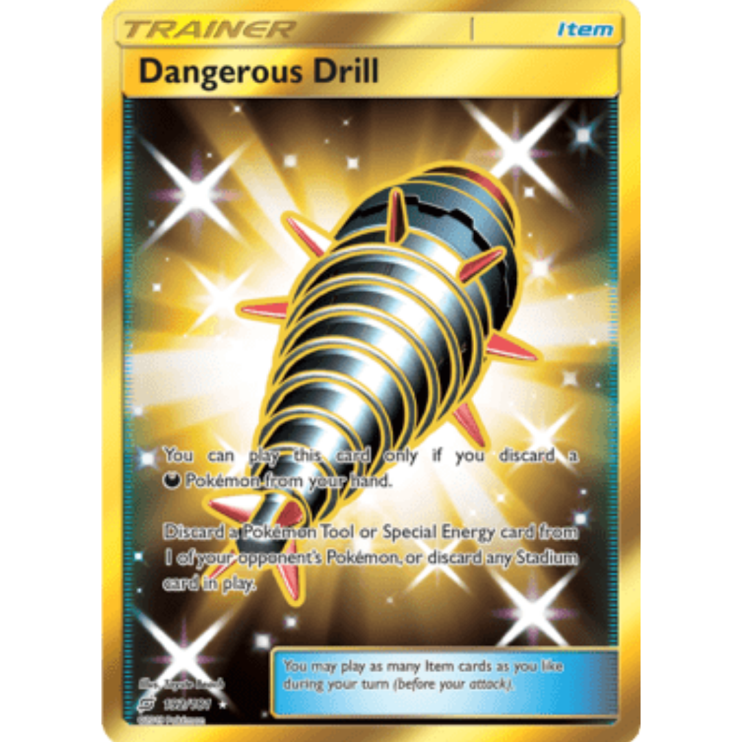 Dangerous Drill (Secret) - Holofoil SM Team Up - Secret Rare