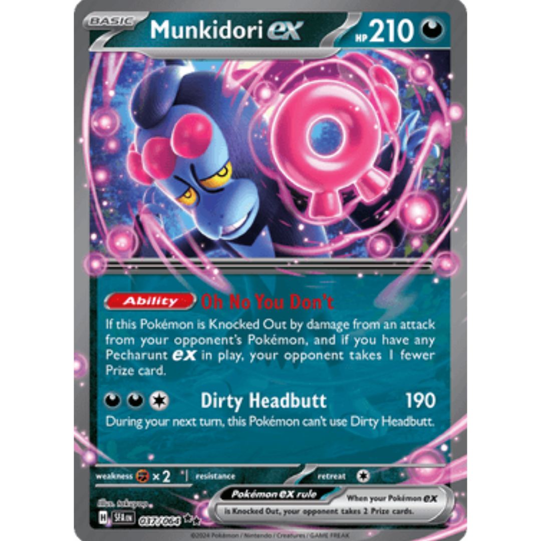 Munkidori ex 037/064 - Holofoil SV Shrouded Fable - Double Rare