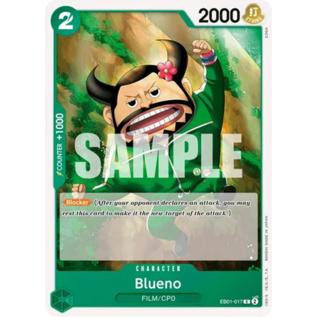 Blueno (017) (EB01-017) - Extra Booster: Memorial Collection