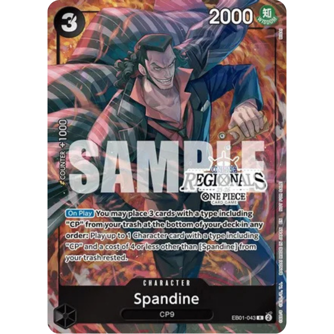 Spandine (Online Regional Participation Pack 2025 Vol.1) (EB01-043) - One Piece Promotion Cards Foil