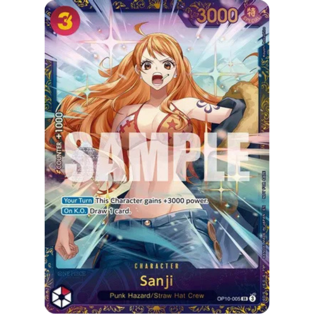 Sanji (Treasure Cup 2025) (OP10-005) - One Piece Promotion Cards Foil